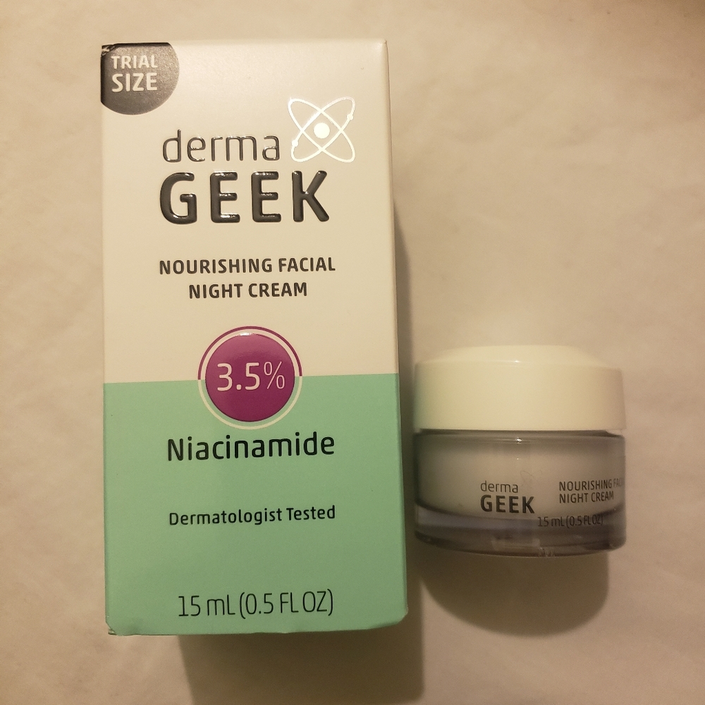 Derma Geek Niacinamide Nourishing Facial Night Cream .5 oz